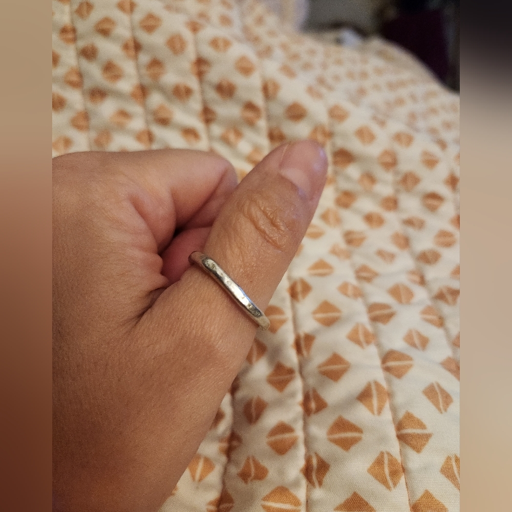 Vintage Sterling Silver Artisan Ring